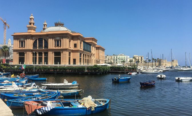 Uitzicht in Bari